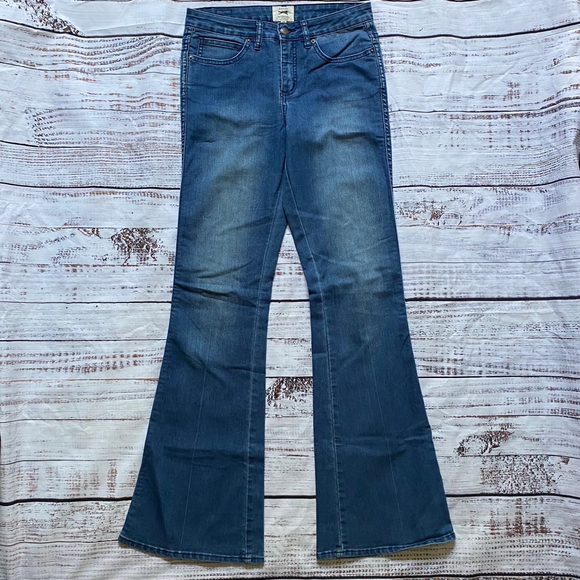 Paige Hollywood Hills Classic Rise Bootcut Embroidered Jeans 26 - Picture 8 of 8